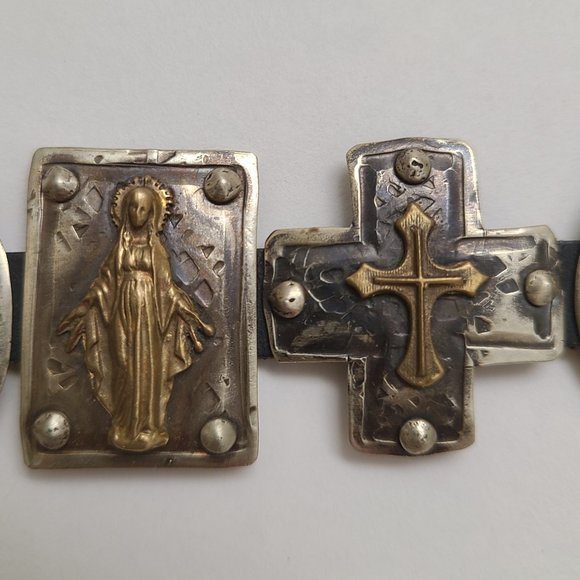 Barbosa Virgen de Guadalupe St Benedict Bracelet Mexico - Picture 3 of 8